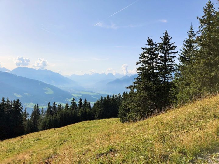 Bald schon öffnet sich das Gelände und die ersten wunderbaren Ausblicke tun sich auf.
