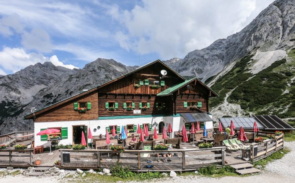 Tyrolean hut at Karwendel national reserve