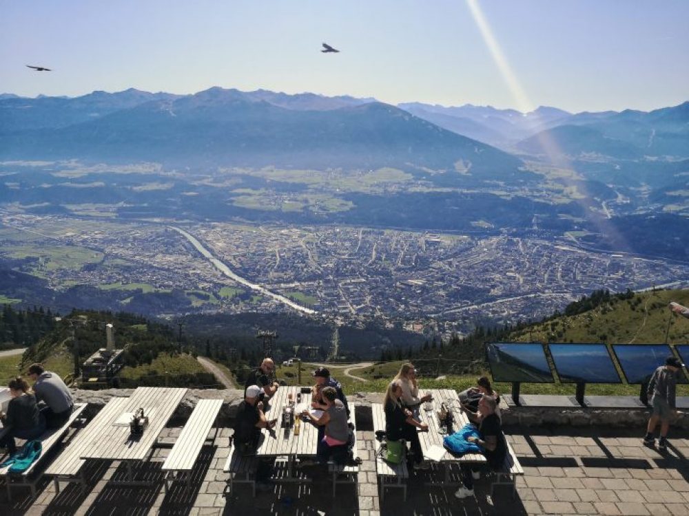 wunderbarer Ausblick auf Innsbruck