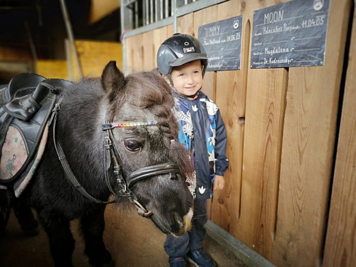 Junge und Pony