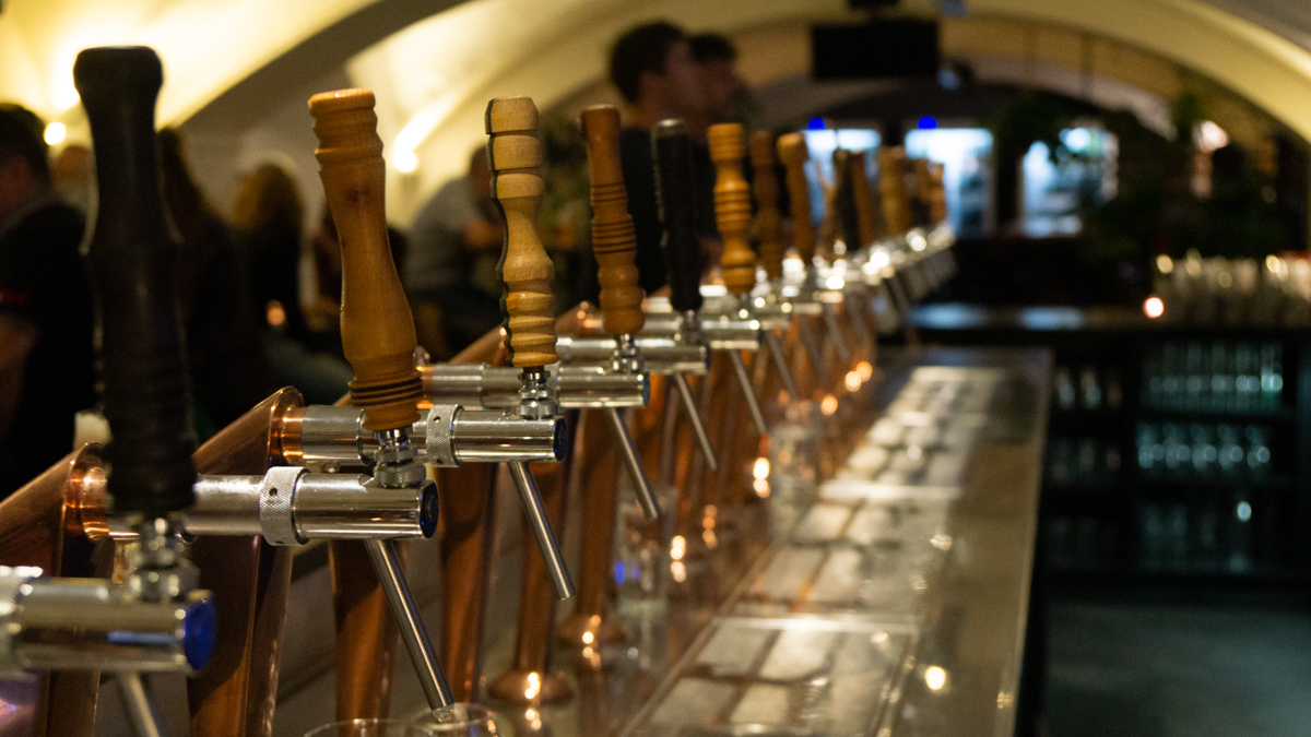 Bierzapfanlage im Tribaun Innsbruck