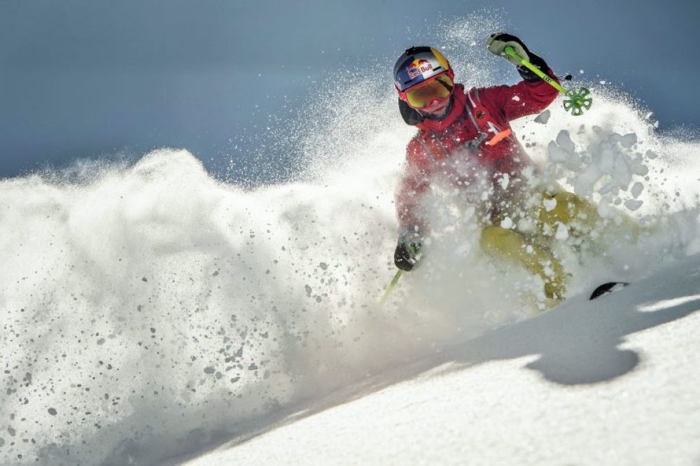 Jeden November in Innsbruck: Die besten Freeridefilme. Mitwirkende sind oft auch "Local Heros" wie im Bild Doppelweltmeisterin Nadine Wallner. Foto: Andreas Vigl