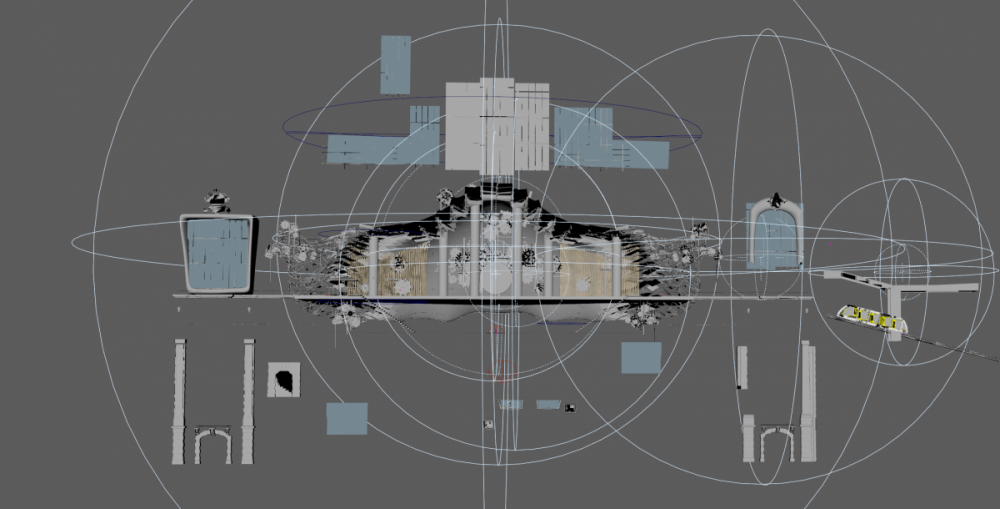 Sketches zur Lightshow "Mount Magic" © Lichttapete