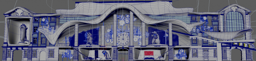 Sketches zur Lightshow "Mount Magic" © Lichttapete