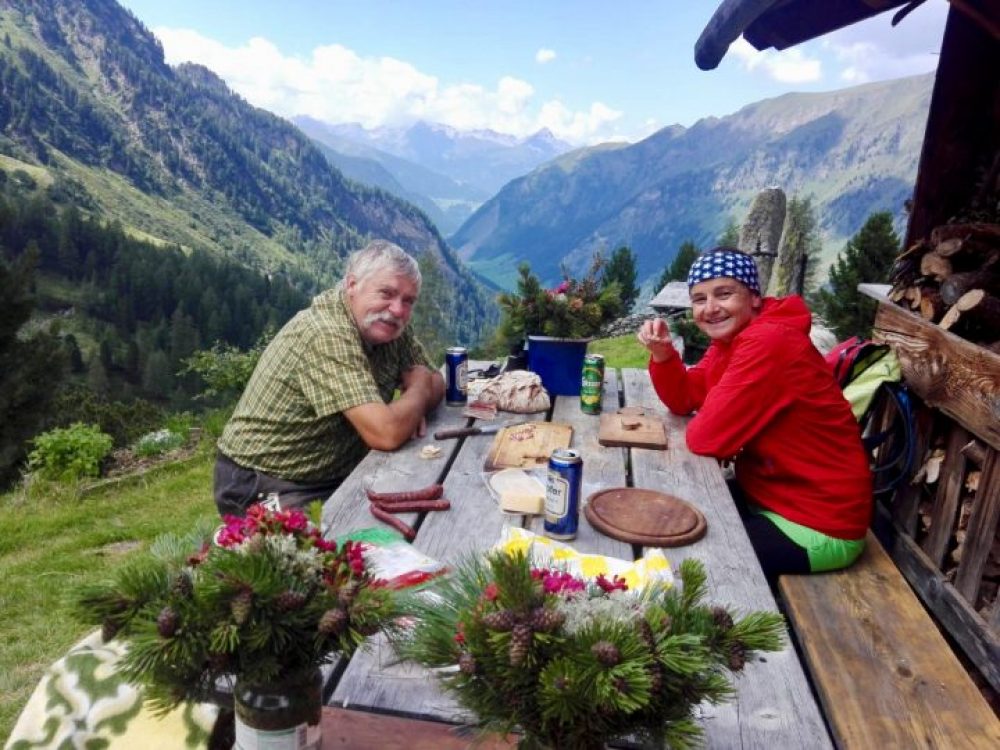 Eine Einkehr gehört natürlich zu jeder Bergtour dazu - sofern eine Möglichkeit besteht.