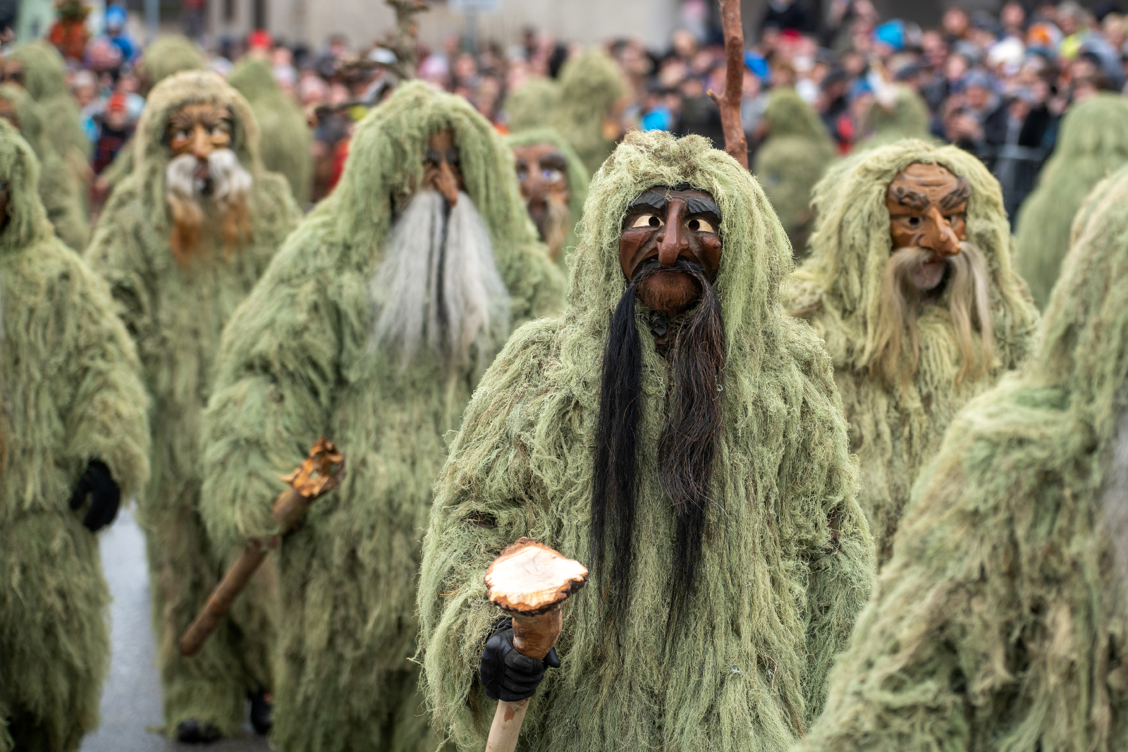 Waldmänner Wilden Telfs Fasnacht Schleicherlaufen