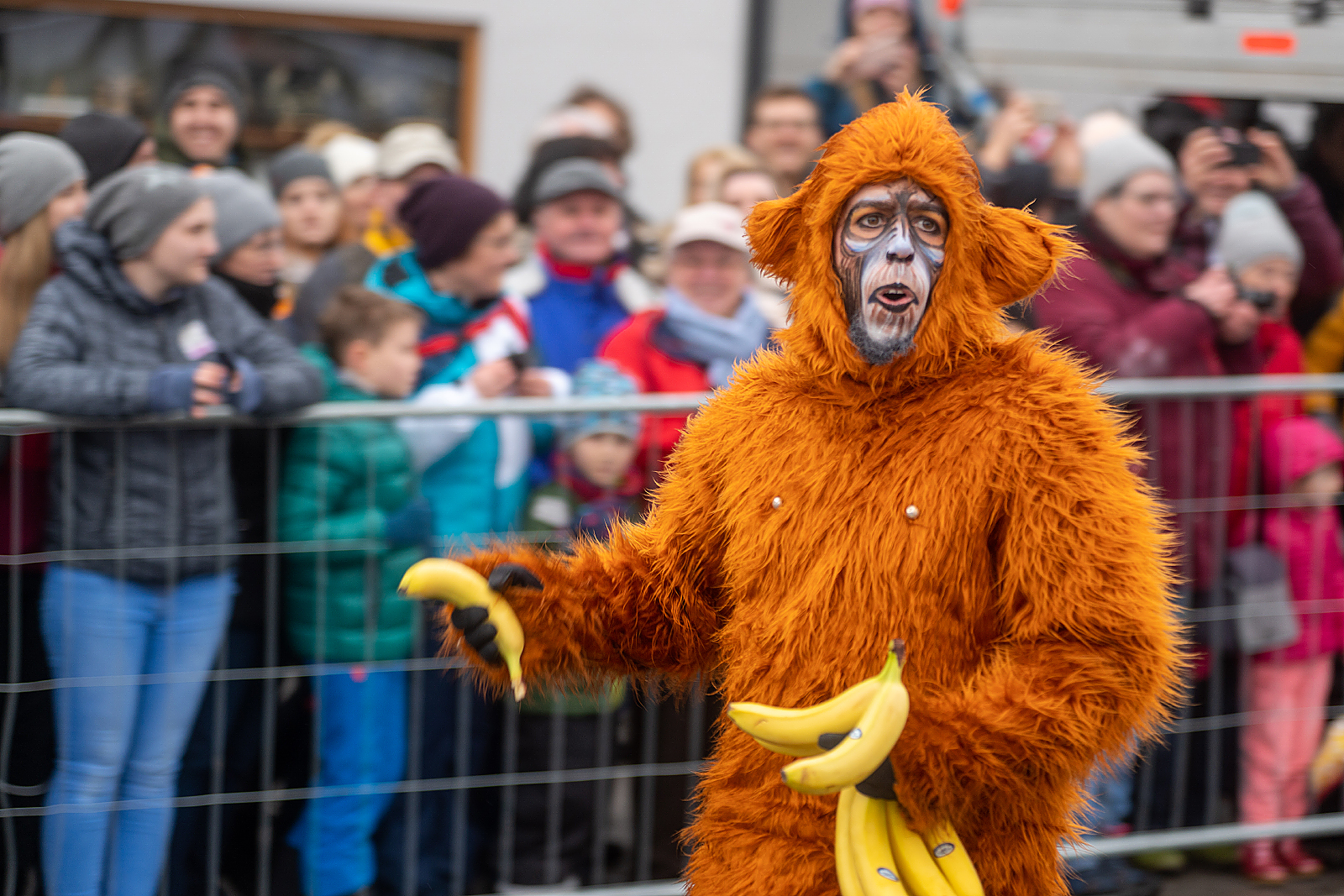 Affen Telfs Schleicherlaufen Fasnacht