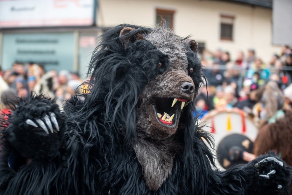 Bären Schleicherlaufen Fasnacht Telfs