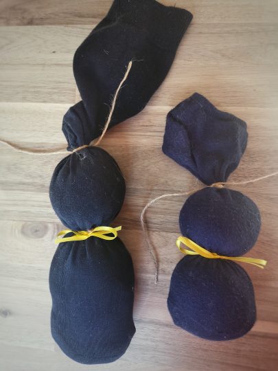 aus alten Socken werden Osterhasen