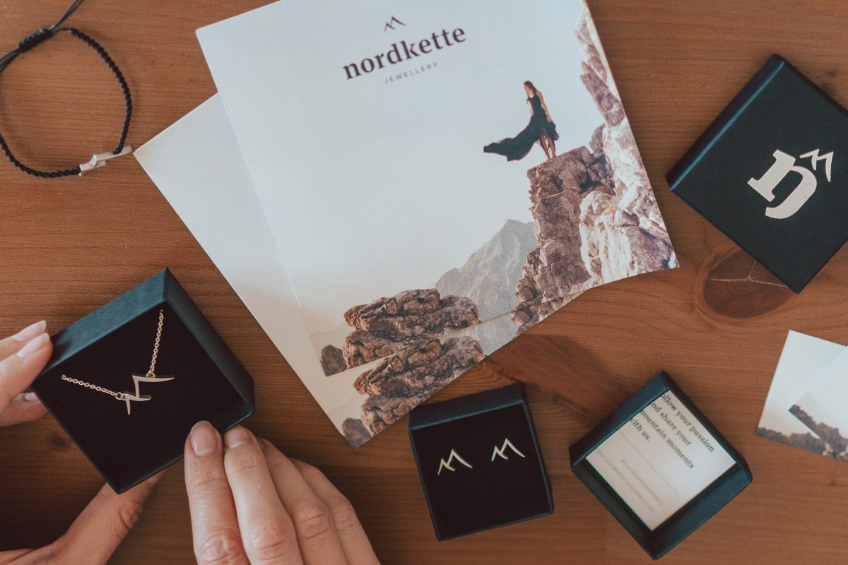 Nordkette Jewellery kommt gut verpackt auch per Post an! Foto @Nordkette Jewellery