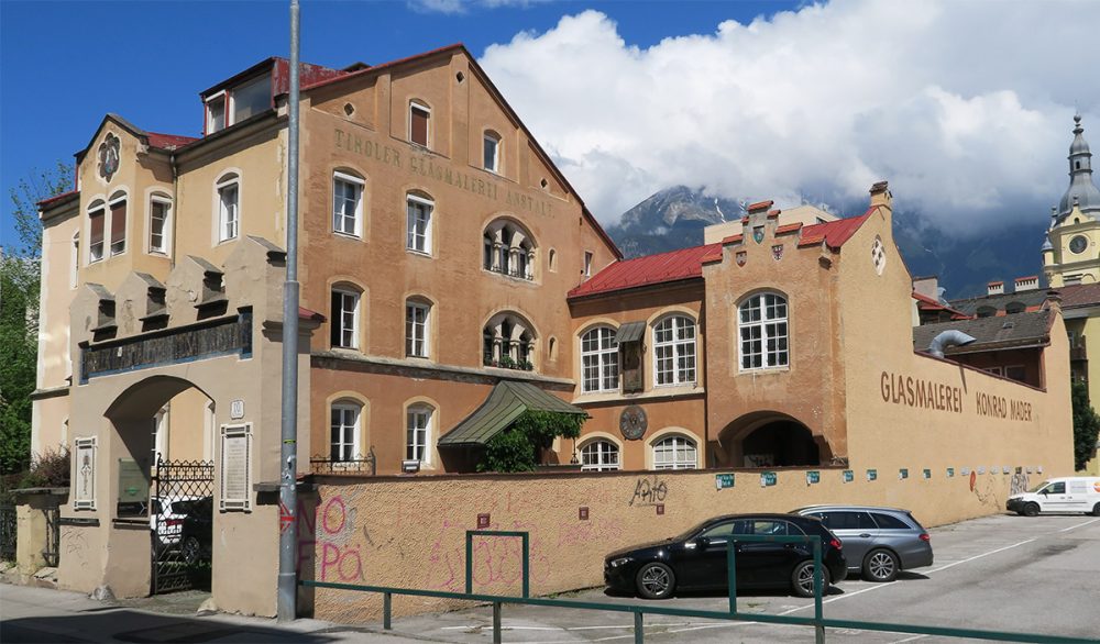 Glasmalerei- und Mosaikanstalt, Müllerstraße 10, Wilten, Innsbruck © Ichia Wu