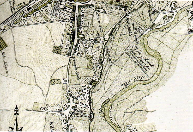 Sillverlauf in Innsbruck um 1804