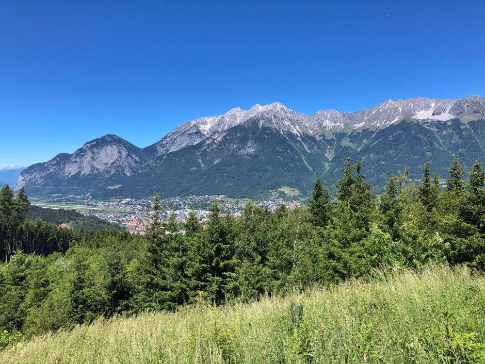 Blick Viller Köpfl nach Innsbruck