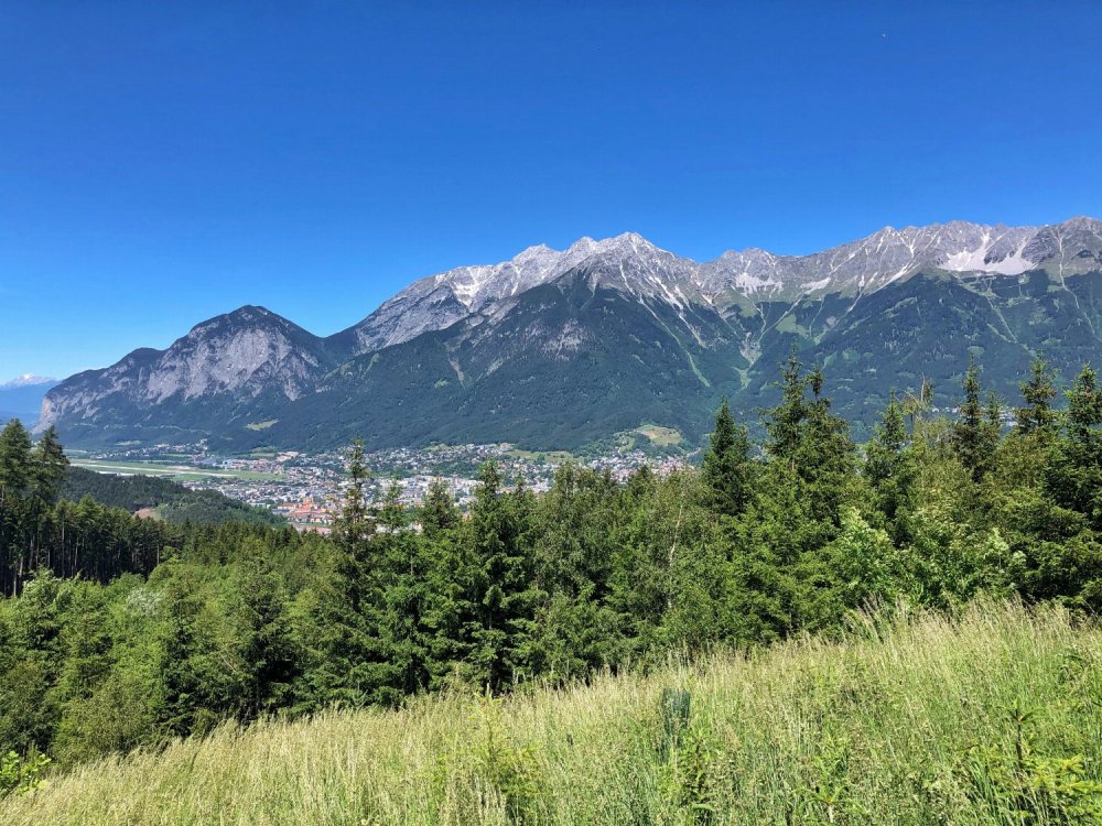 Blick Viller Köpfl nach Innsbruck