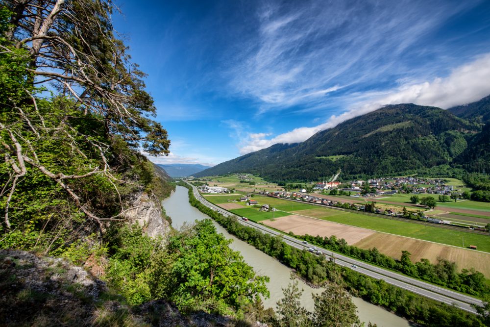 Blick auf Stams