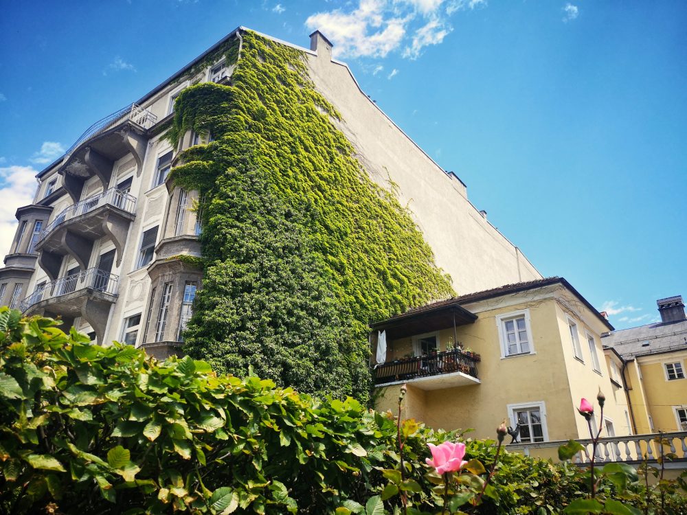 Innenhof des Palais Trapp