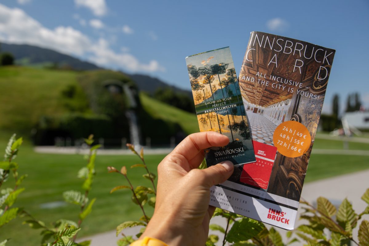 Der Eintritt in die Kristallwelten ist bei der Innsbruck card inklusive! @Lea Hajner