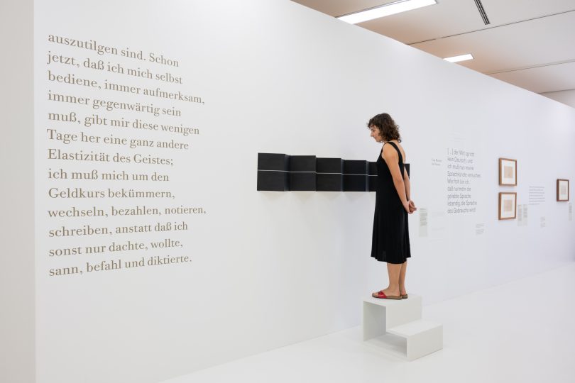 L’opera di Simona Obholzer nella mostra ‚Goethes italienische Reise‘ al Ferdinandeum di Innsbruck, © TLM/ Wolfgang Lackner