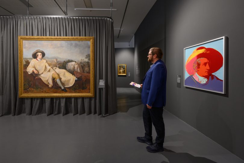 La prima sala della mostra ‚Goethes italienische Reise‘ al Ferdinandeum di Innsbruck, © TLM/ Wolfgang Lackner