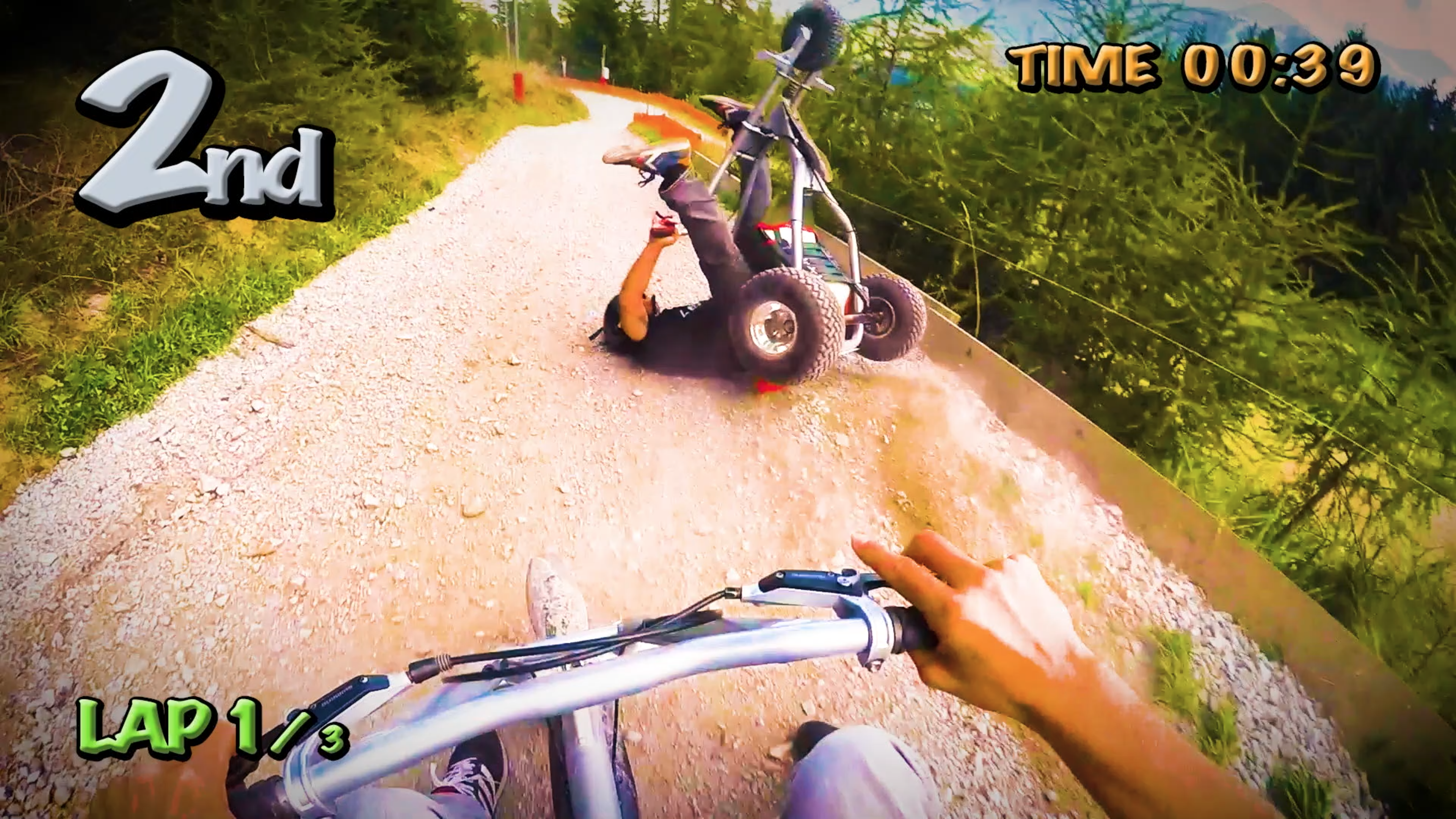 mountain cart crash