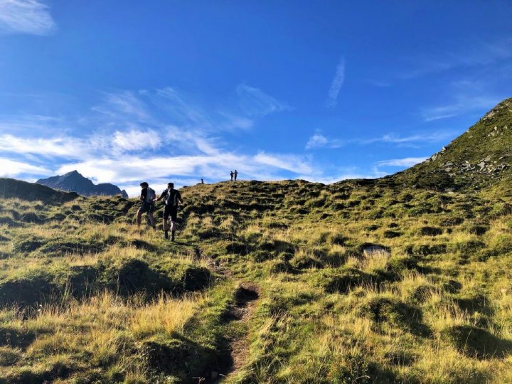 Nur einer Handvoll Wanderern begegnen wir heute.