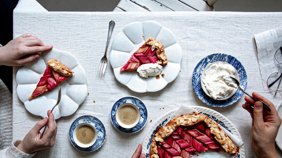 Rhabarbergalette