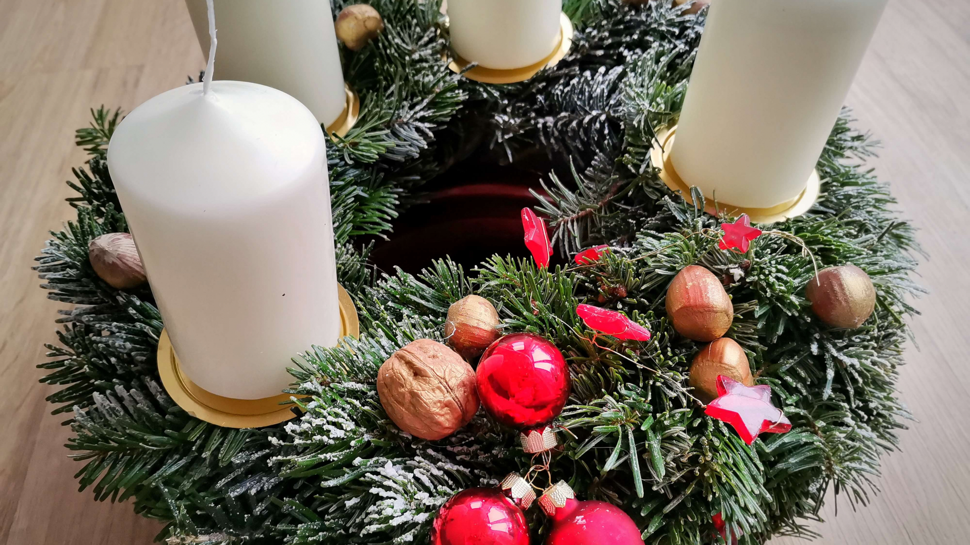 Actividad Corona Navideña | PDF | Navidad, image size:1920x1080