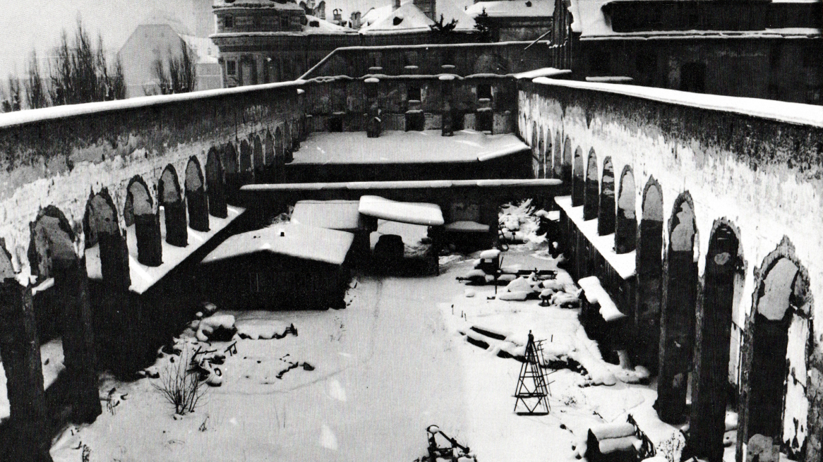 Dogana-Ruine 1950