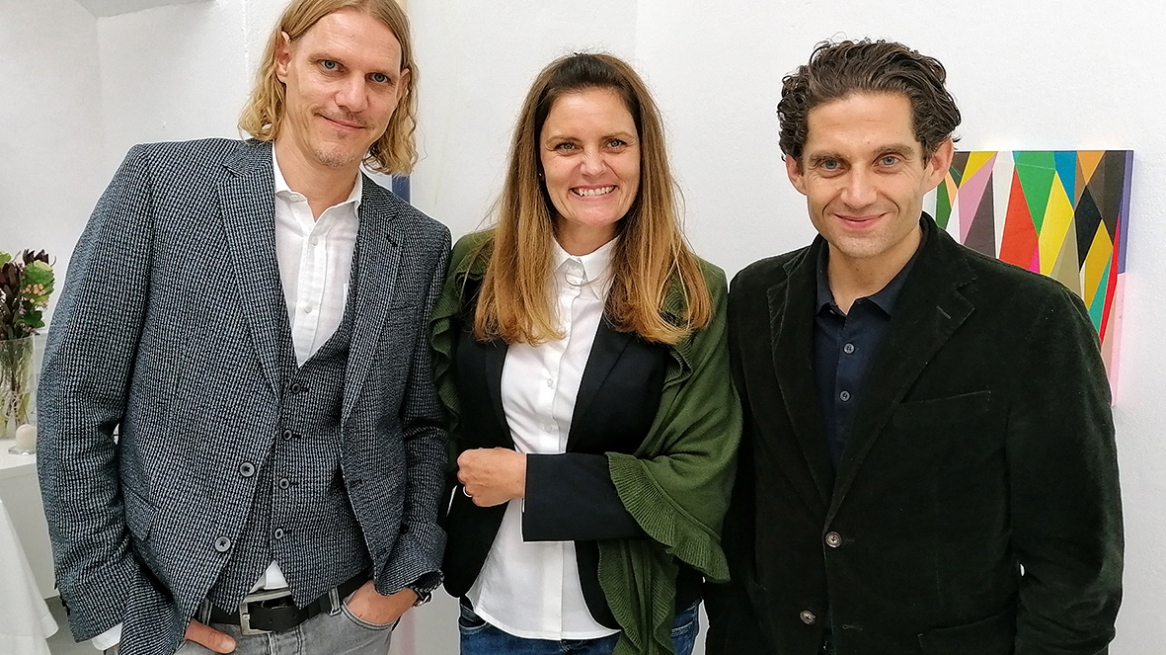 Mathias und Jasmine Mayr mit Florian Nährer
