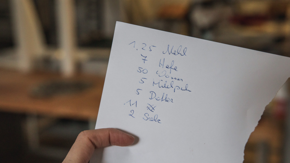 # steht übrigens für Kristallzucker. ©Lea Hajner