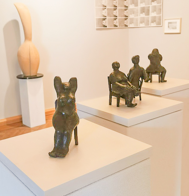 Uno scorcio della mostra Telfsart nella Villa Schindler di Telfs, Foto © MG Telfs