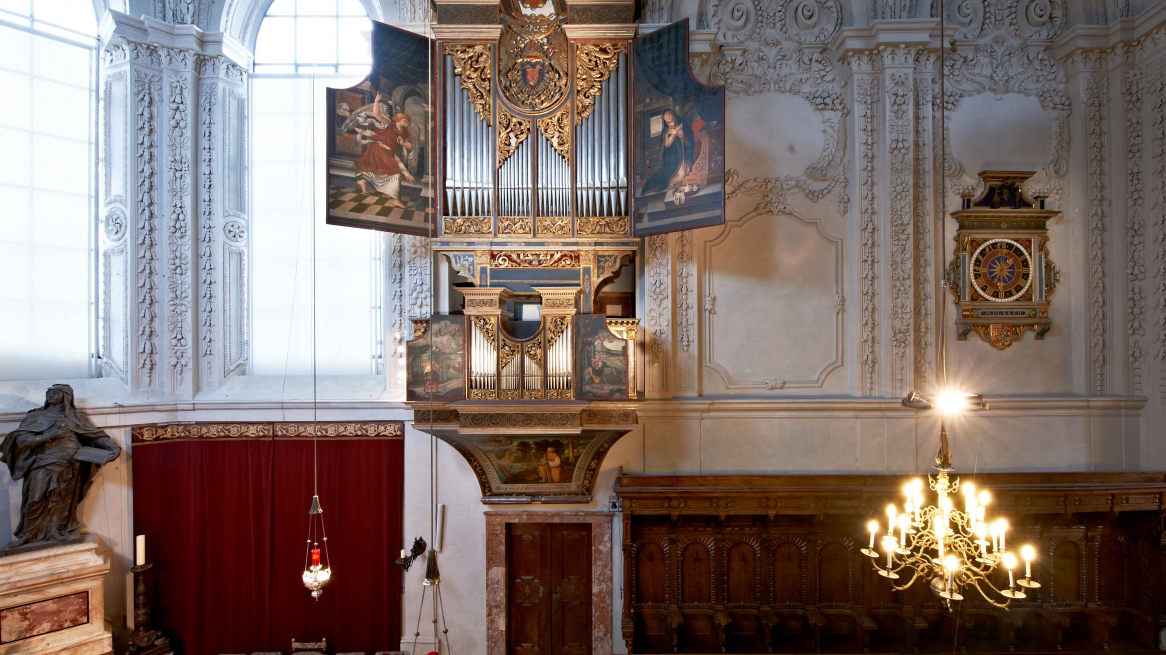 L’organo Ebert nella chiesa di corte di Innsbruck è il più antico organo d’Austria, Foto © Alexander Haiden