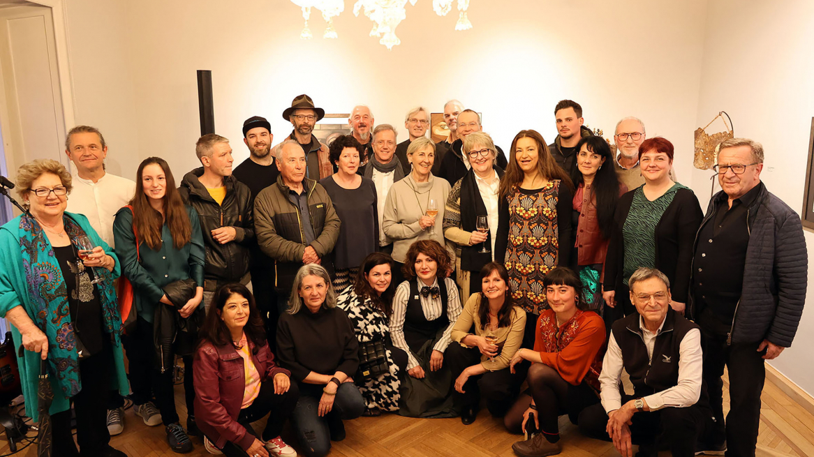 L’inaugurazione della mostra Telfsart nella Villa Schindler di Telfs, Foto © MG Telfs