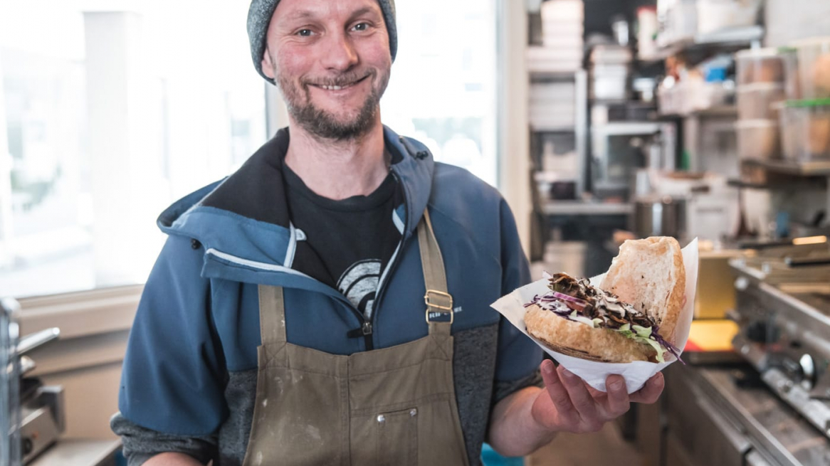 Hands down, das beste vegetarische Sandwich der Stadt. ©Lea Hajner