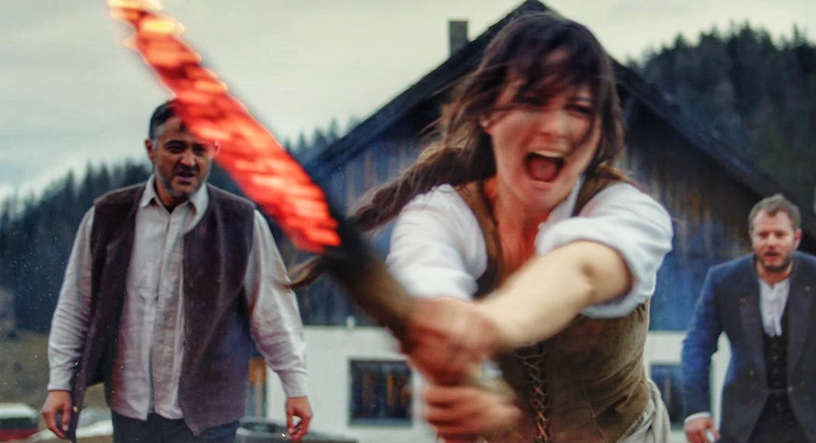 Geierwally, Filmszene Wally