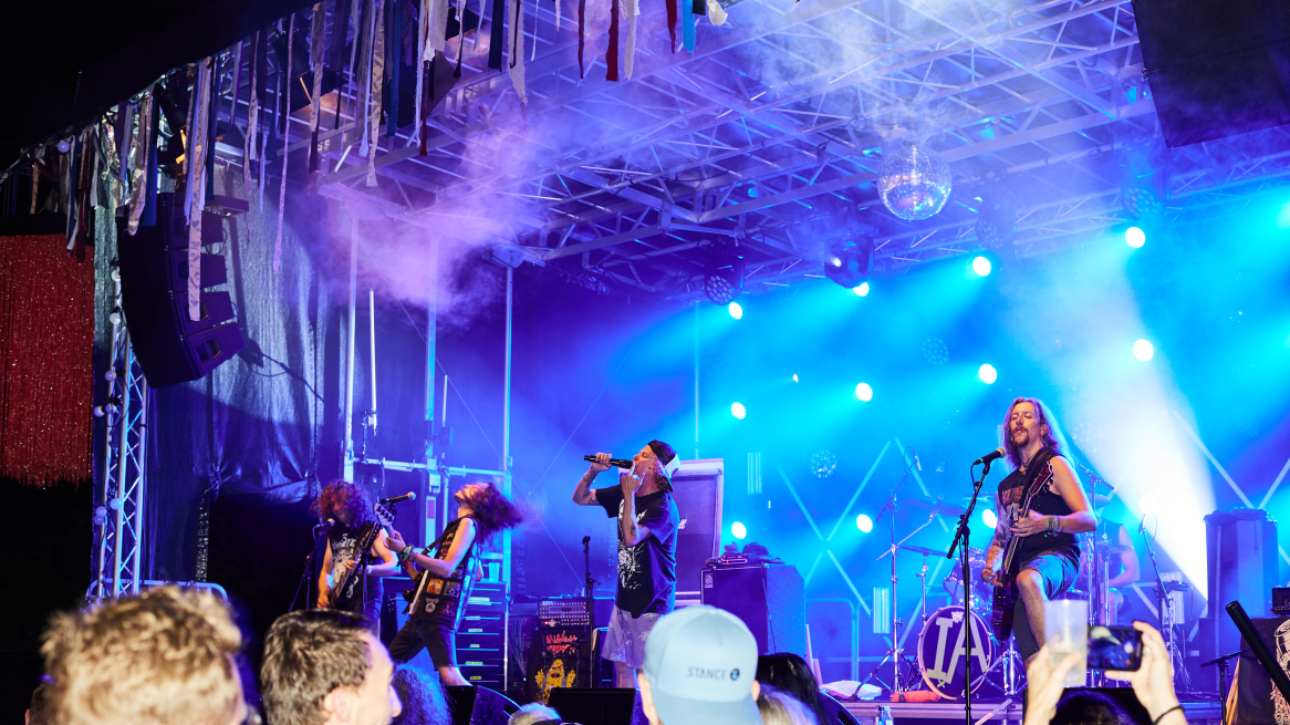 Blue Stage LIghts