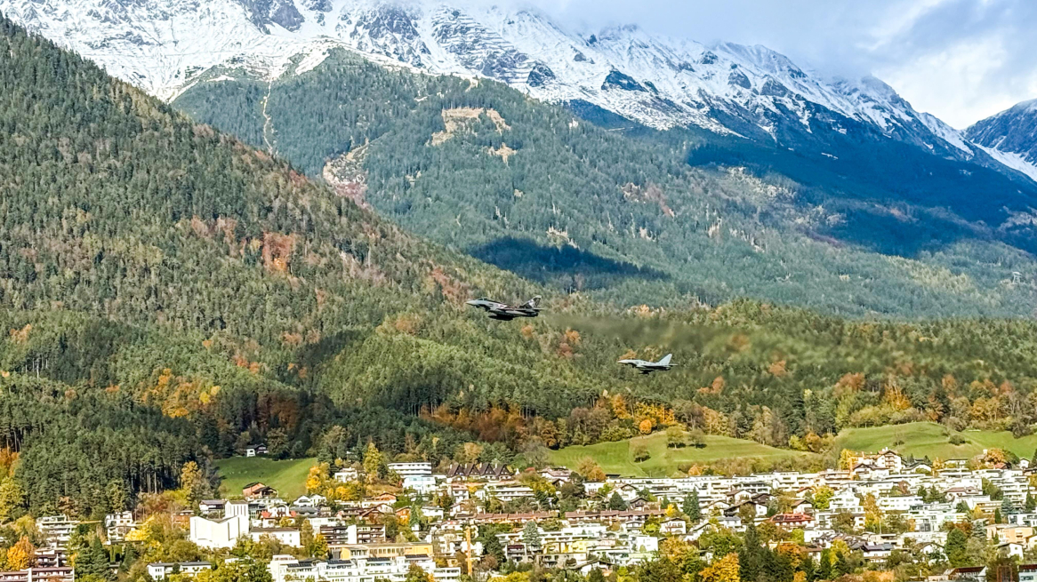Eurofighter am Flughafenfest Innsbruck