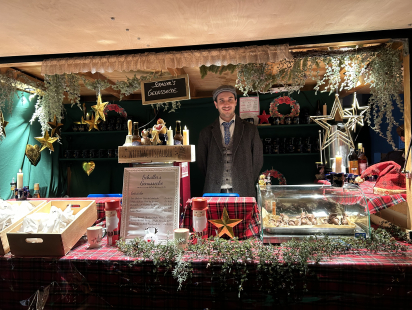 Magica atmosfera al mercatino di natale in stile vittoriano a Telfs, Foto © Laura Manfredi