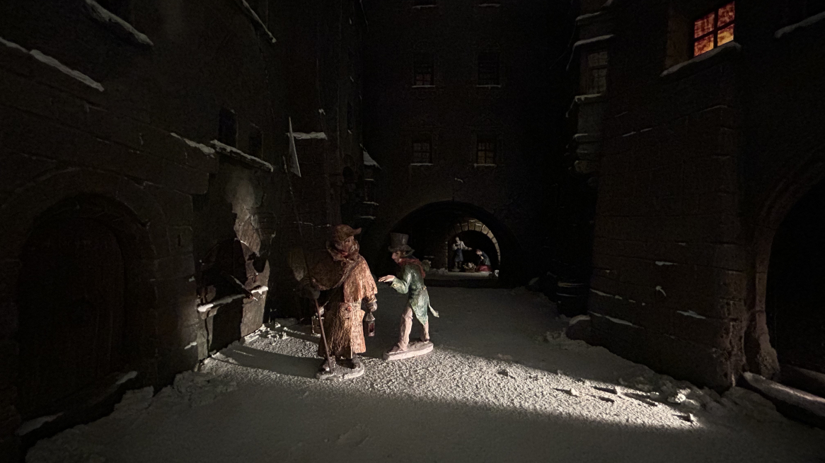 Il presepe Molling (1985) è ambientato nella centro storico di Innsbruck, Museo dell’Arte popolare Tirolese di Innsbruck, foto © Laura Manfredi
