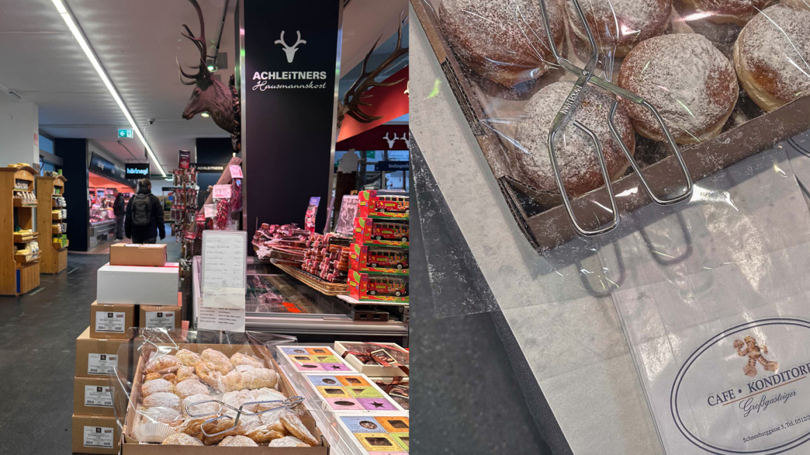 Krapfen vom Grossgasteiger gibts auch in der Markthalle. © Lea Hajner