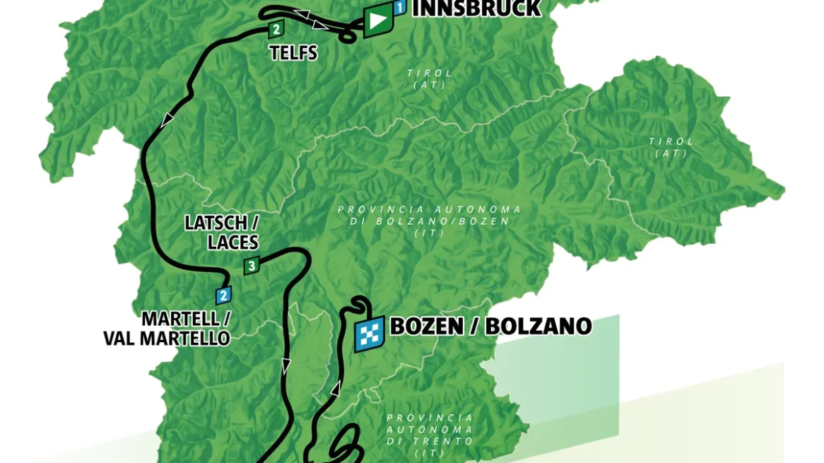 Tour of the alps 2026 Route