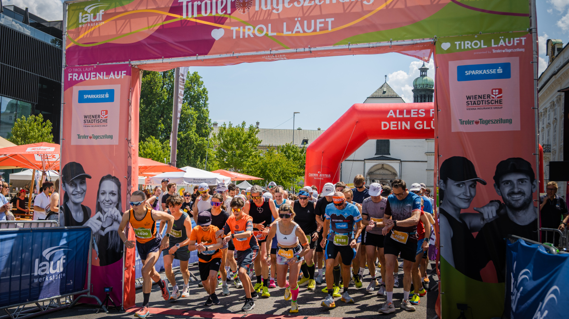 Der Startschuss zum Tirol läuft Frauenlauf