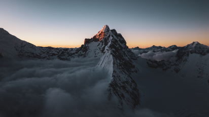 Abendstimmung am Kimshung