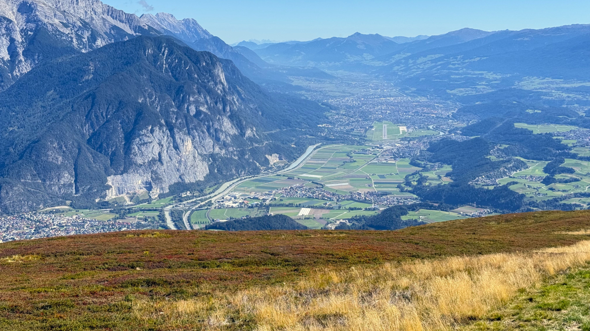 Blick auf Innsbruck vom Rangger Köpfl