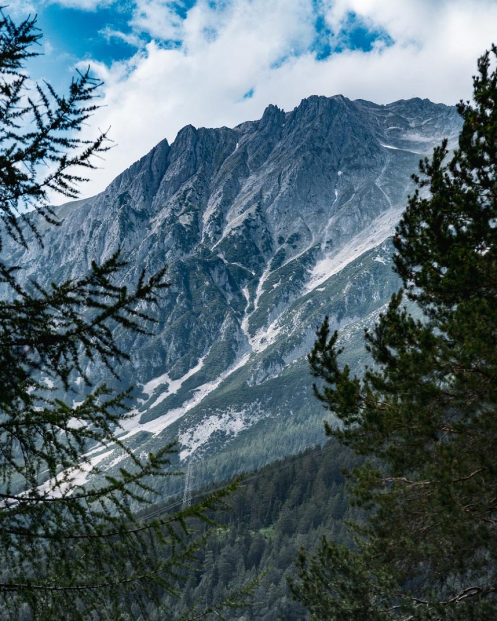 Detail of the Mieming mountain range