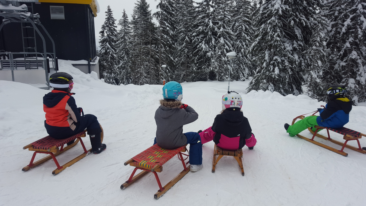 pista slittino Rangger Köpfl partenza