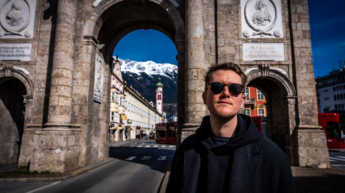 Entering the gates of Innsbruck