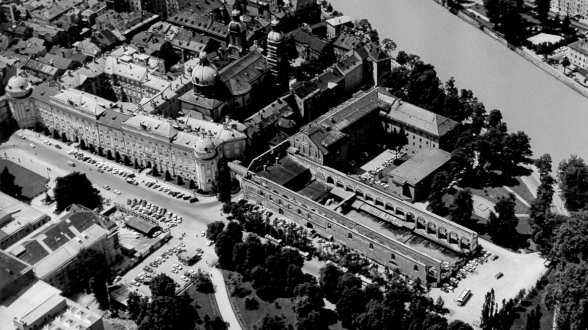 Dogana-Ruine vor 1970 in Innsbruck