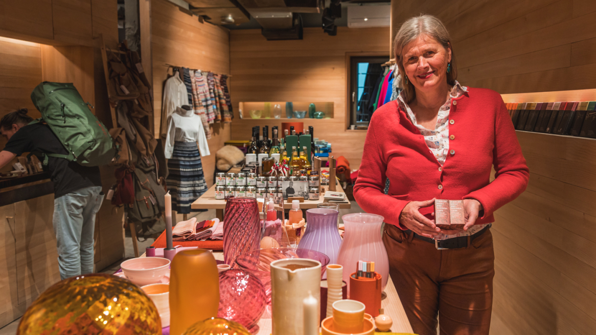 Therese Fiegl im Concept Store
