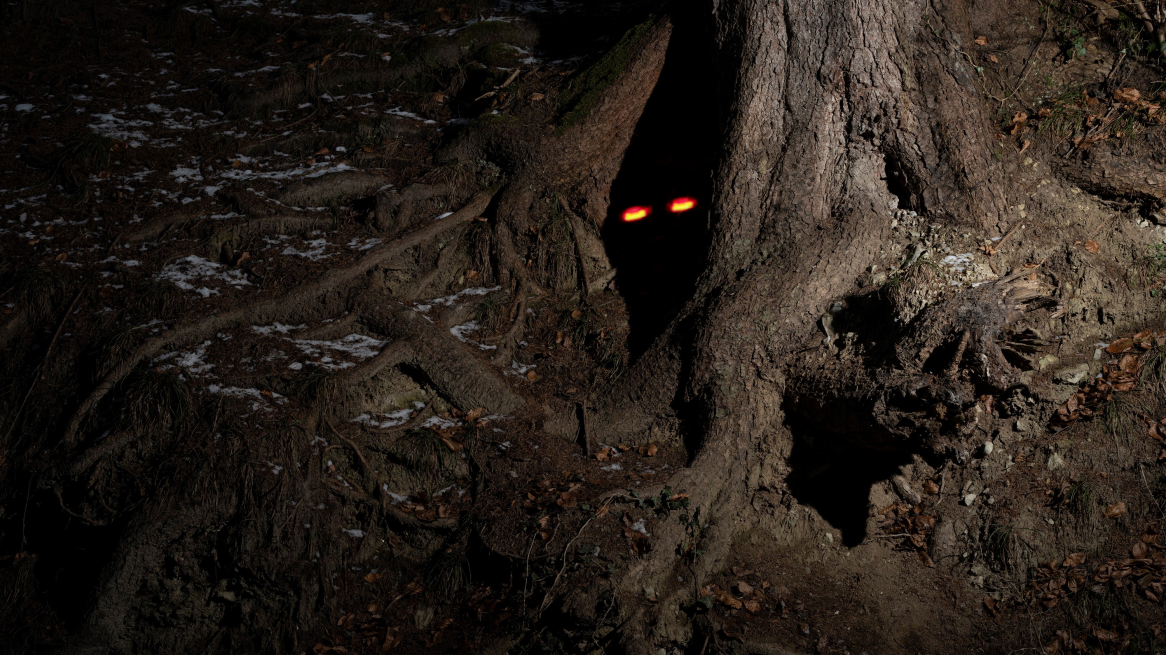 Un’opera nella mostra „Krampus“ di Kurt Tong nella galleria INN Situ a Innsbruck © Kurt Tong